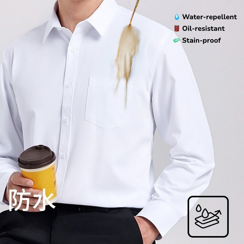 Office Tech Wear - Waterdicht en oliebestendig overhemd met lange