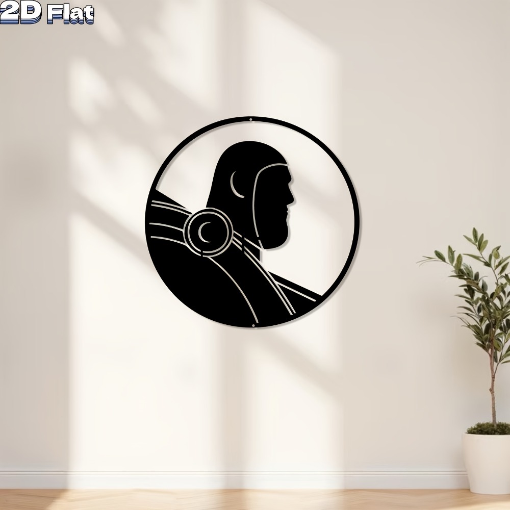 Tech Office Wall - Moderne robot aluminium wanddecoratie weerbestendig roestvrij