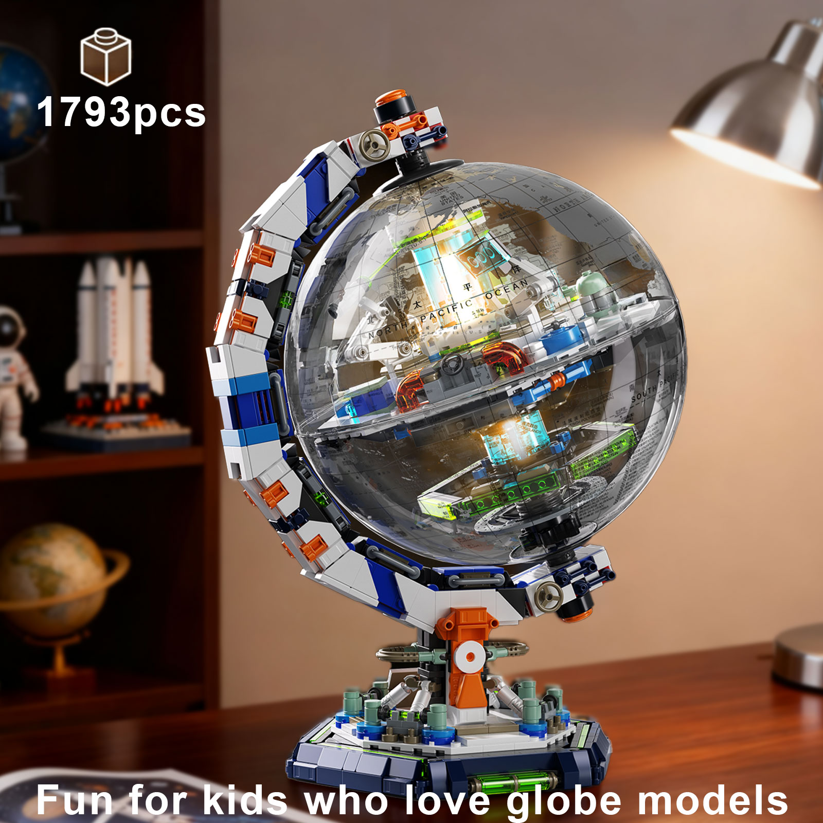 Office Tech Certification - KAVOWORLD 1793-delige Sci-Fi Skyverse Globe Bouwstenenset