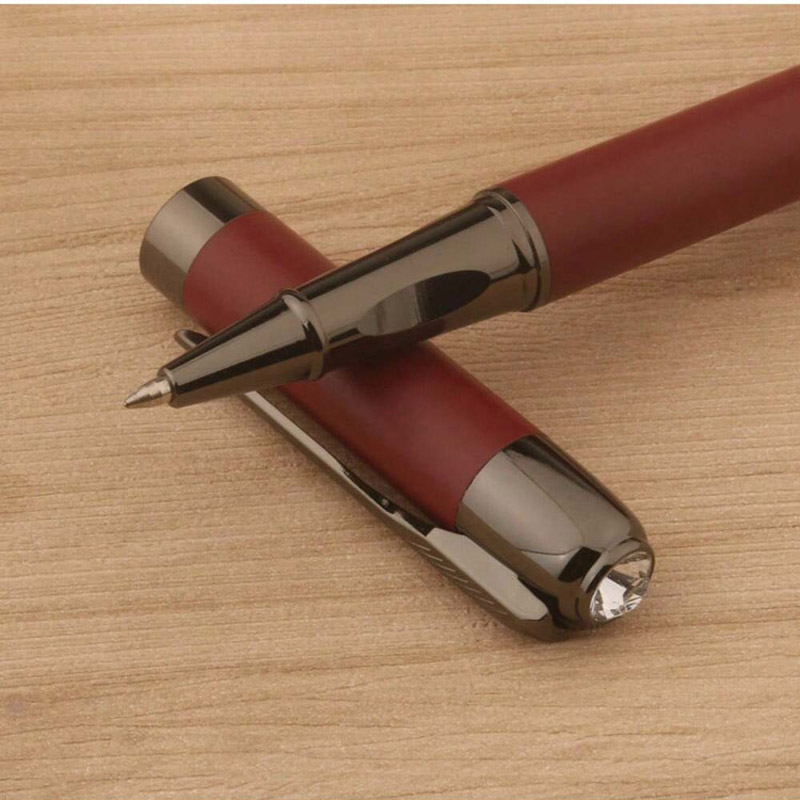 Office High Tech - Hoge kwaliteit merk rollerballpen mat rood