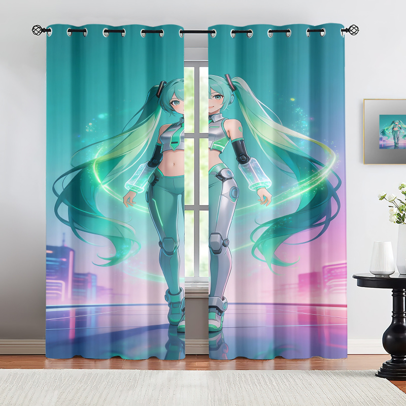 Office Tech Room - 2 stuks Hatsune Miku futuristische tech