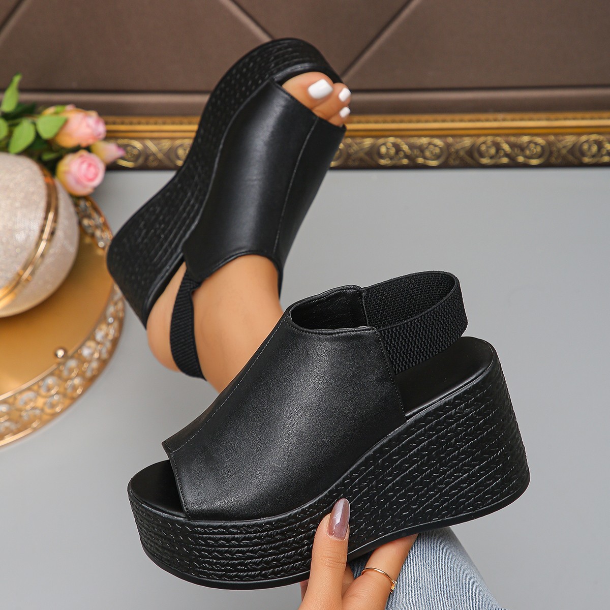Office High Tech - Vrouwen Sandalen Hoge Kwaliteit Zomer Lederen