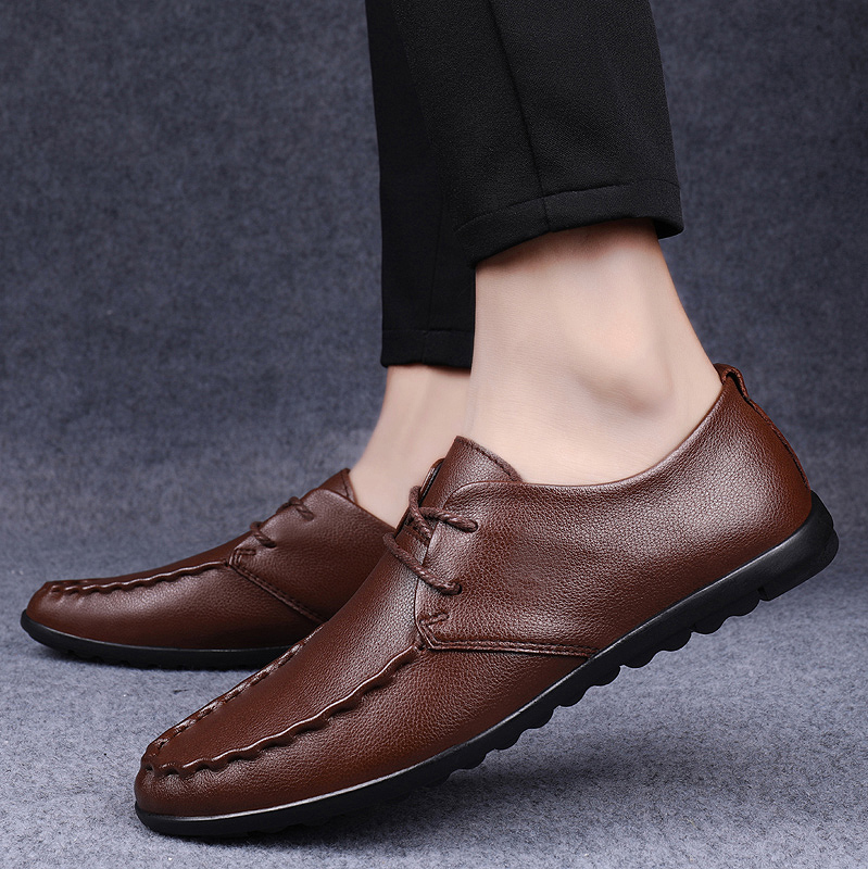 Office High Tech - Echt Lederen Herenschoenen Minimalistisch En Comfortabel