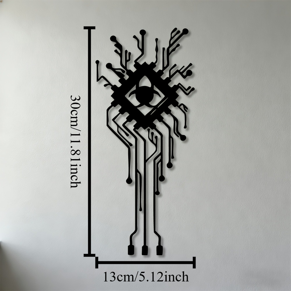 Moderne Biohazard Eye Metal Wa - Tech Office Wall recensie en prijs