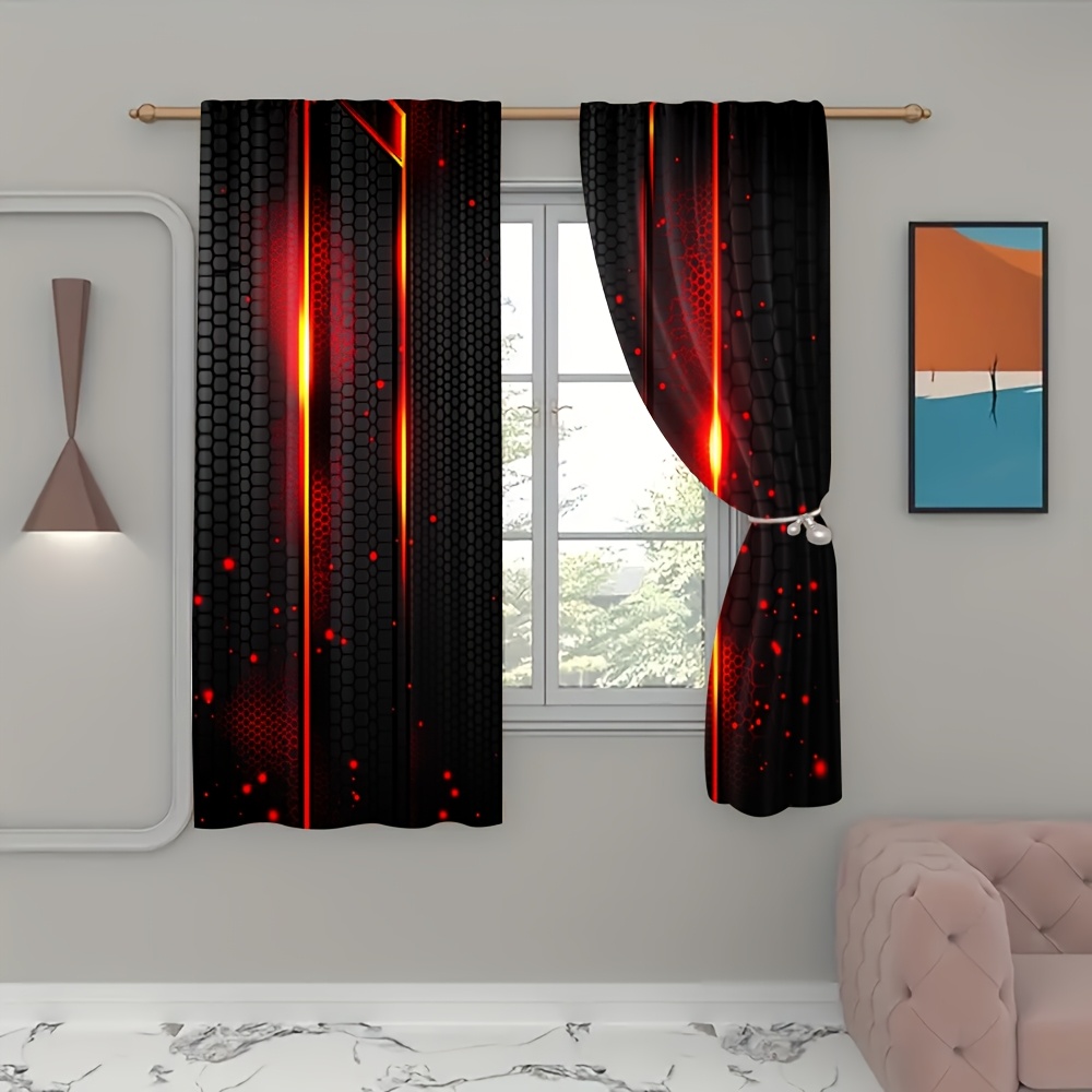 2 stuks Lava Gordijnen Zwart R - Office Tech Room recensie en prijs