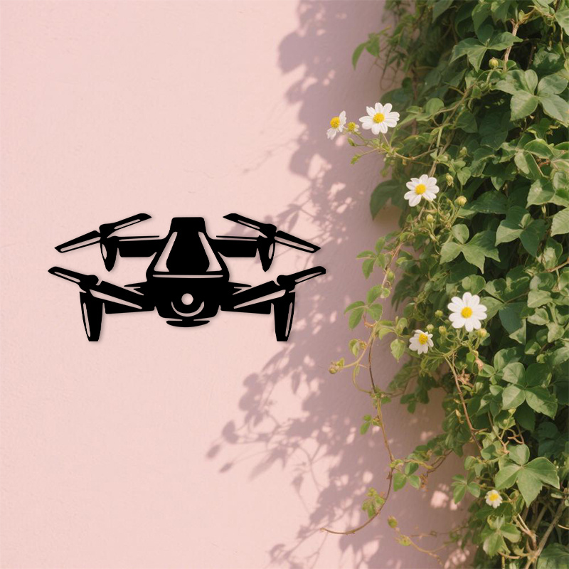 2D platte drone silhouet metal - Office Tech And Gadgets recensie en prijs