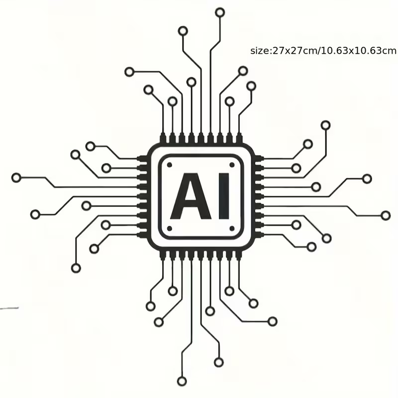 AI-technologie printplaat viny - Tech Office Wall recensie en prijs