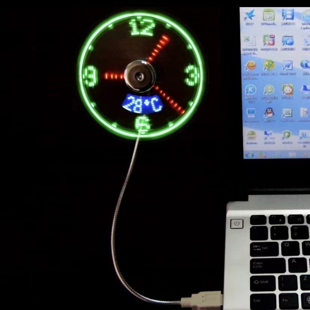 Gepersonaliseerde USB LED-klok - Office Tech And Gadgets recensie en prijs